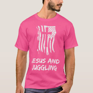 Jezus En Jongleren Ontwerp Voor Christelijke Jongl T-shirt