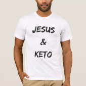 Jezus en Keto Mannen Graphic T T-shirt (Voorkant)