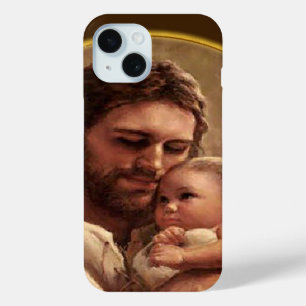 Jezus en kind iPhone 15 case