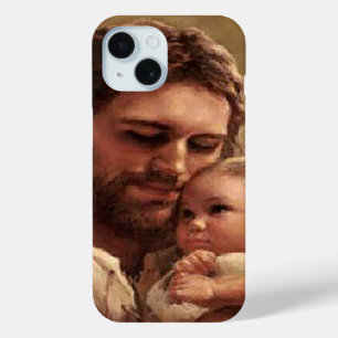 Jezus en kind iPhone 15 case
