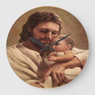 Jezus en kind grote klok