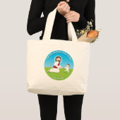 Jezus en kind grote tote bag (Voorkant (product))