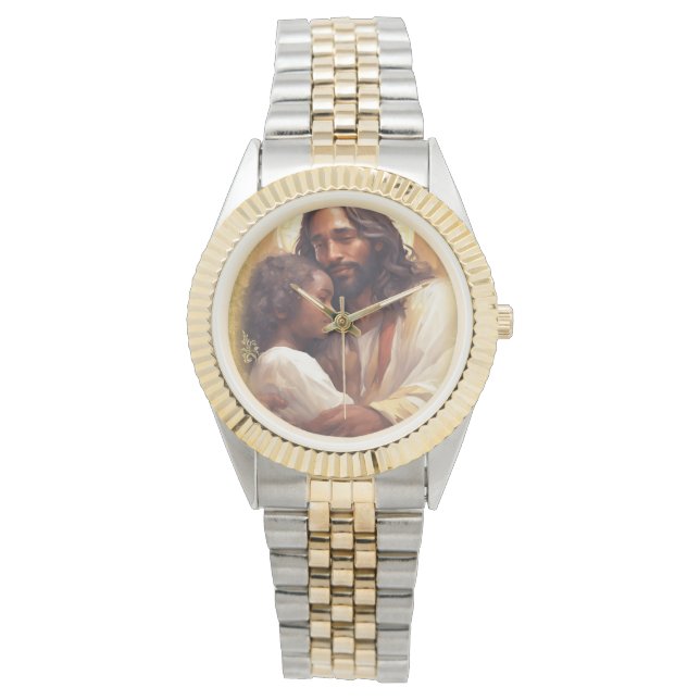 Jezus en kind horloge (Voorkant)
