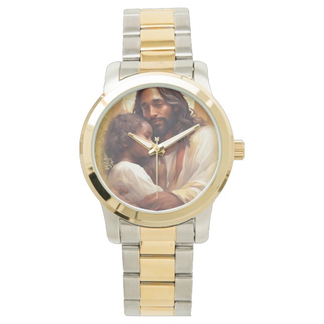 Jezus en kind horloge (Voorkant)