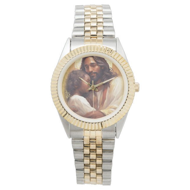 Jezus en kind horloge (Voorkant)