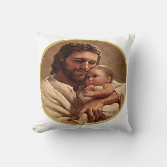 Jezus en kind kussen (Voorkant)