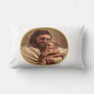 Jezus en kind kussen