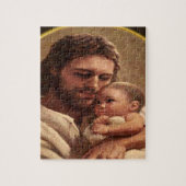 Jezus en kind legpuzzel (Verticaal)
