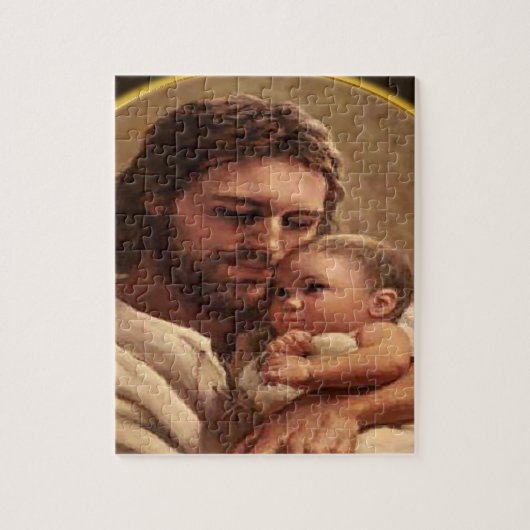 Jezus en kind legpuzzel (Verticaal)