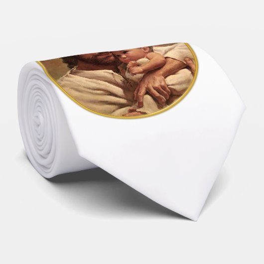 Jezus en kind stropdas (Opgerold)