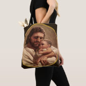 Jezus en kind tote bag (Dichtbij)
