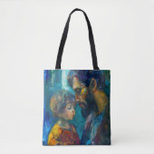 Jezus en kind tote bag (Voorkant)