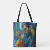 Jezus en kind tote bag (Achterkant)