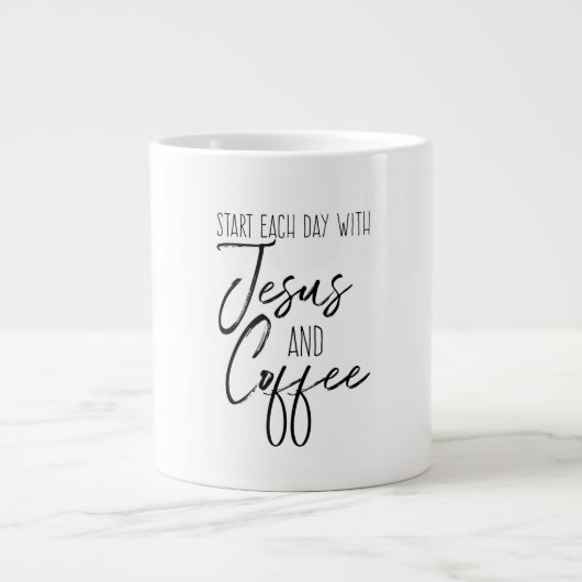 Jezus en koffie Mok (Voorkant)