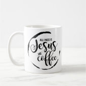 Jezus en koffie mok (Links)