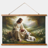 Jezus en Lam Hangend Wandkleed (Voorkant)