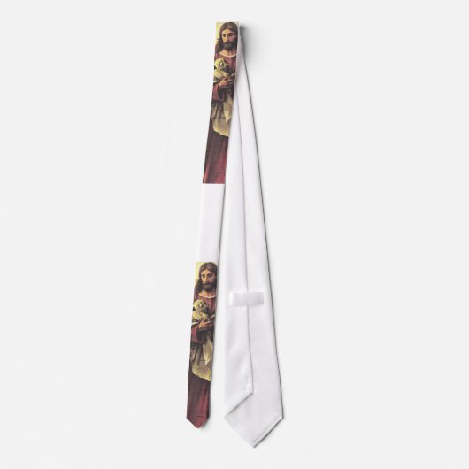 Jezus en Lamb Stropdas (Achterkant)