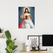 Jezus en Maagd Mary Poster Paper (Thuiskantoor)