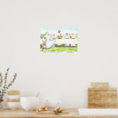 Jezus en Maria op de Bruiloft te Kana Poster (Keuken)