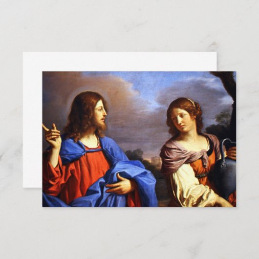 Jezus en Mary Magdalene Bedankkaart (Voorkant / Achterkant)