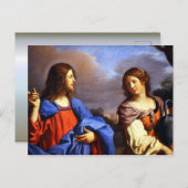 Jezus en Mary Magdalene Briefkaart (Voorkant / Achterkant)