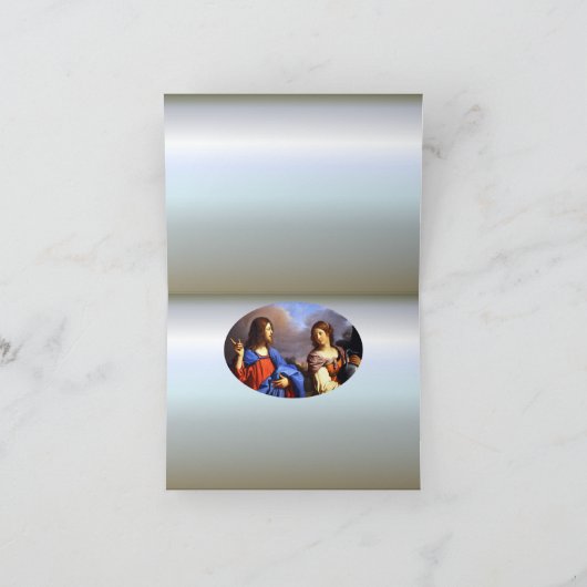 Jezus en Mary Magdalene Kaart (Binnen)
