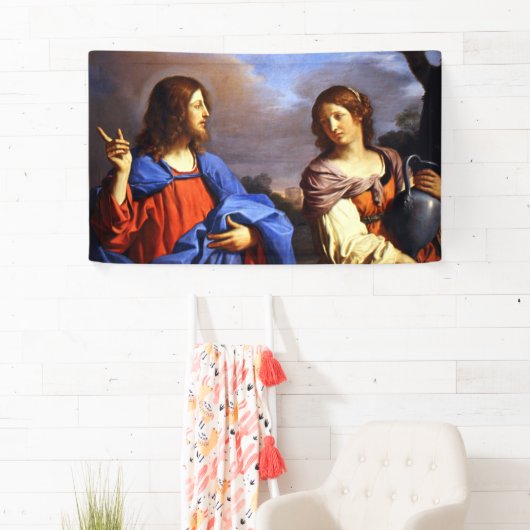 Jezus en Mary Magdalene Spandoek (Insitu)