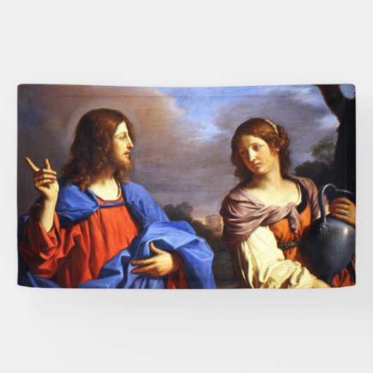 Jezus en Mary Magdalene Spandoek (Horizontaal)