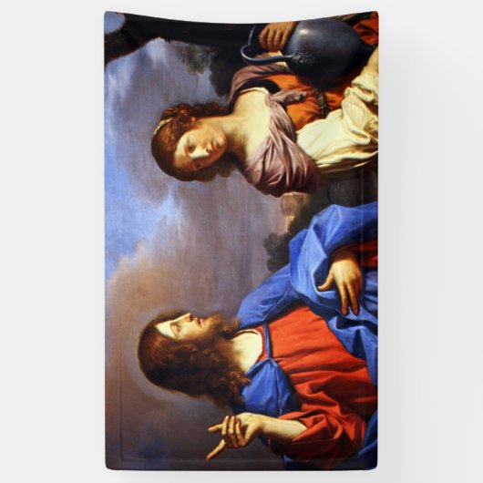Jezus en Mary Magdalene Spandoek (Verticaal)