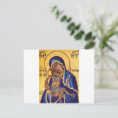 Jezus en Mary Mosaic Afbeelding Briefkaart (Staand voorkant)