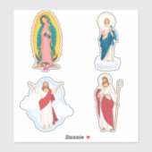 Jezus en Mary stelsticker Sticker (Vel)