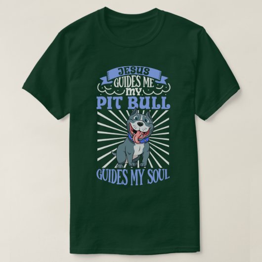 Jezus en mijn Pit Bull T-shirt (Design voorkant)