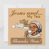 Jezus en Mijn Thee Briefpapier (Voorkant)