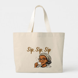 Jezus en mijn thee grote tote bag