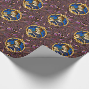 Jezus en Moeder Maria kerstvakantie patroon Cadeaupapier