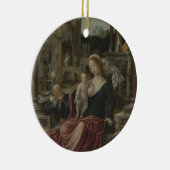 Jezus en moeder Mary Borstvoeding Keramisch Ornament (Rechts)