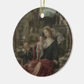 Jezus en moeder Mary Borstvoeding Keramisch Ornament (Links)