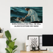 Jezus en Peter Poster (Thuiskantoor)