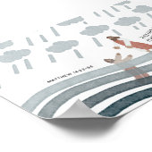 Jezus en Petrus kinder kamer poster (Hoek)