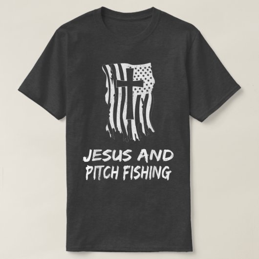Jezus en Pitch Visten T-shirt (Design voorkant)