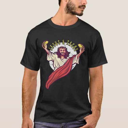 Jezus en Tacos T-shirt (Voorkant)