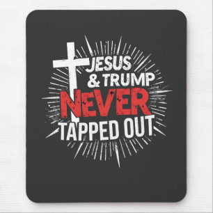 Jezus en Trump hebben nooit getikt Muismat