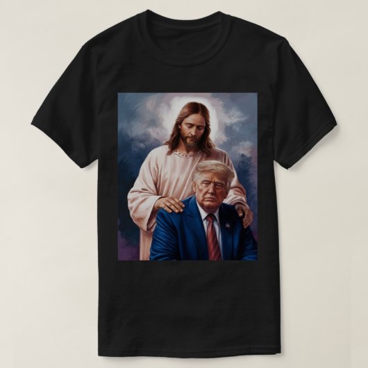 Jezus en Trump T-shirt (Design voorkant)