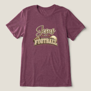 Jezus en Voetbal Tri-Blend Shirt