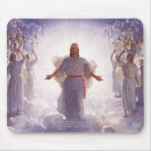 Jezus en zijn Angels 1 Mousepad-opties Muismat (Voorkant)