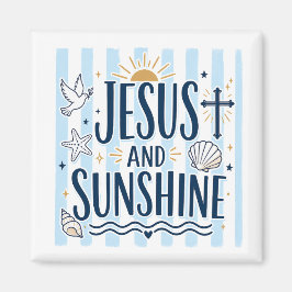 Jezus en zonneschijn magneet