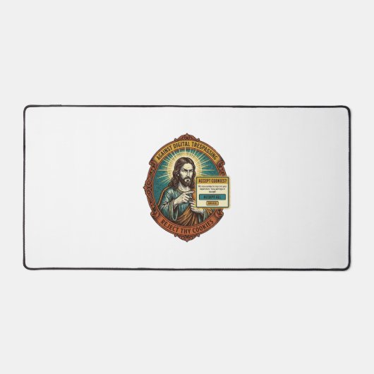 Jezus Ergerlijk Accepteer Cookies Pop-up Internet Bureaumat (Voorkant)