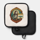 Jezus Ergerlijk Accepteer Cookies Pop-up Internet Pannenlap (Voorkant / Achterkant)