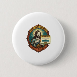 Jezus Ergerlijk Accepteer Cookies Pop-up Internet Ronde Button 5,7 Cm