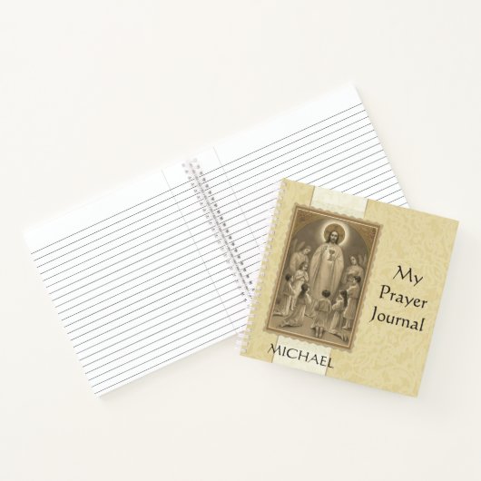 Jezus | Eucharistie | Communie | Engelen | Tijdsch Notitieboek (Binnen)